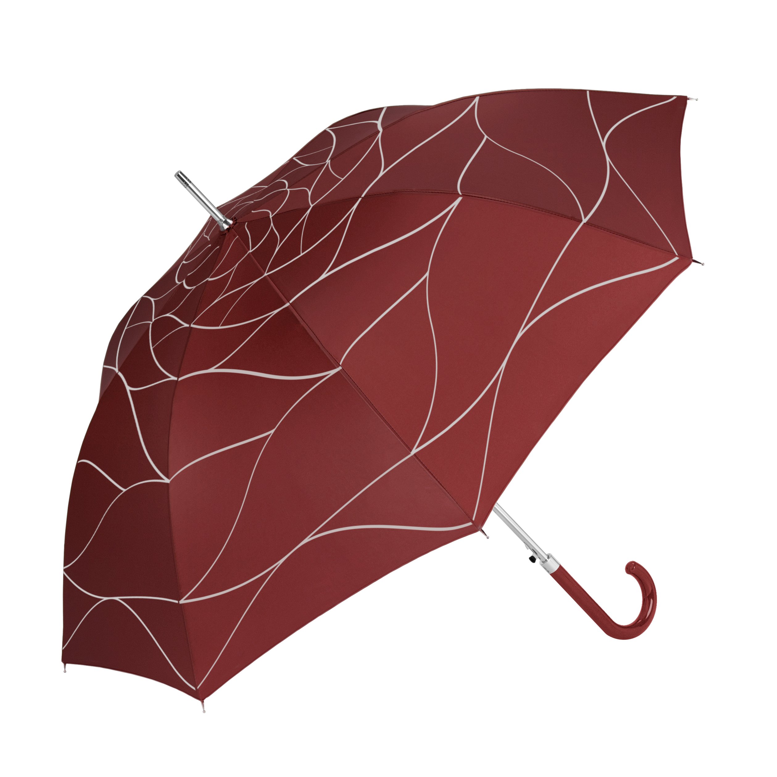 Paraguas automático diseño flor (rojo) - Paraguas Cacharel Mujer, Paraguas largo Mujer, Paraguas Originales - Que puedo Regalar