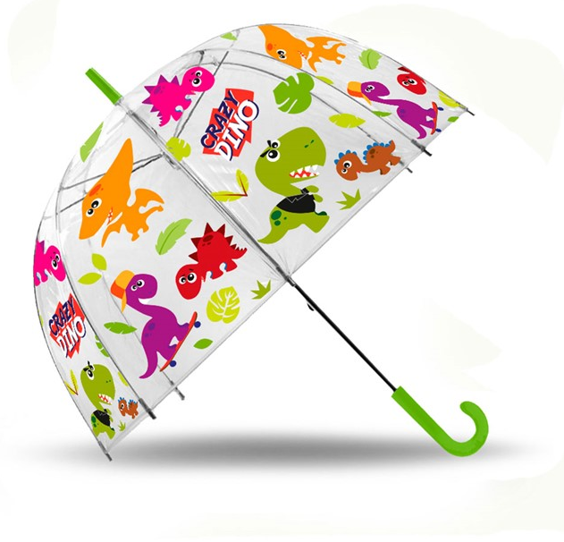 Paraguas Infantil Transparente forma de cúpula Dinosaurios Baby - Paraguas  Infantiles, Paraguas infantiles Niño - Que puedo Regalar