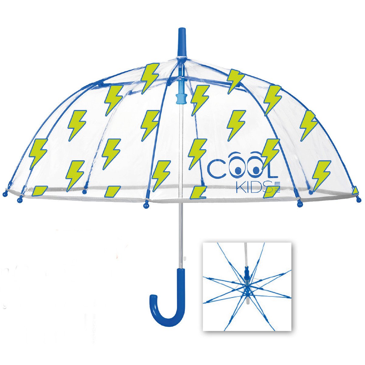 Paraguas Infantil Transparente Reflectante Rayos - Infantiles, Paraguas infantiles Niño - Que puedo Regalar