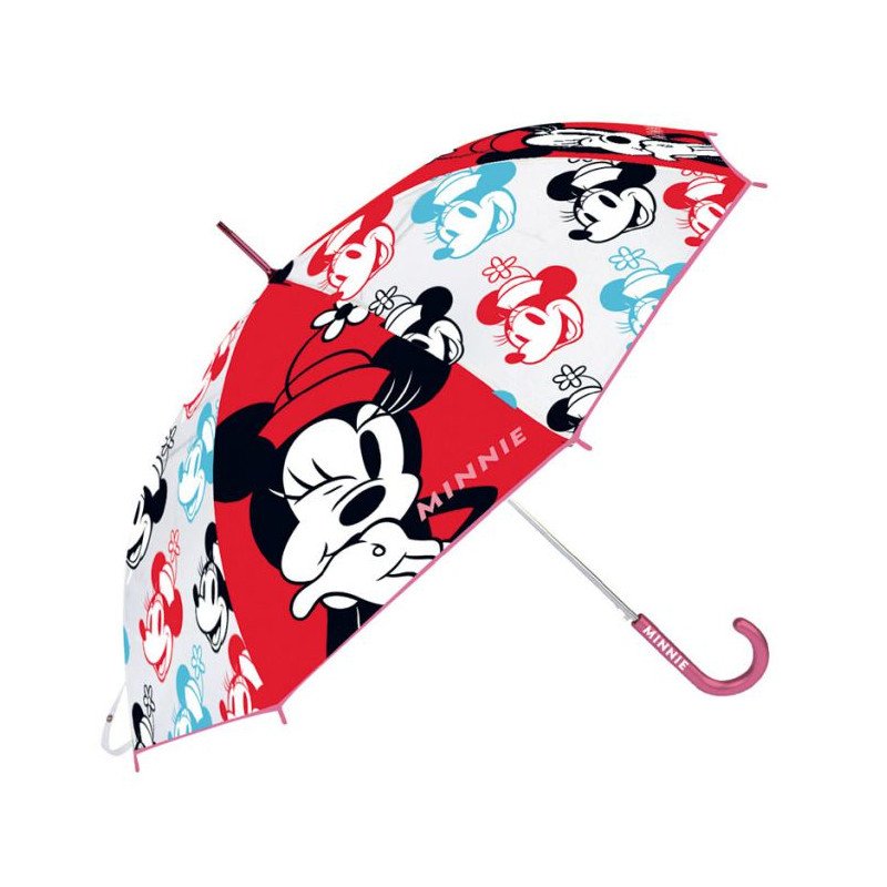 Paraguas Infantil Transparente Minnie Mouse (rosa) - Paraguas Infantiles, Paraguas infantiles Niña Que puedo Regalar